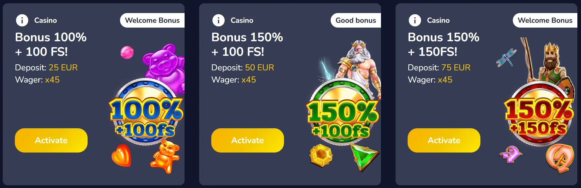winbean casino bonuses